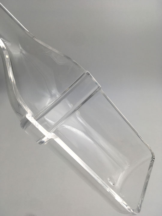 PROTOTYPE OF BOTTLE IN GLASS, PLEXIGLASS AND 3D PRINT